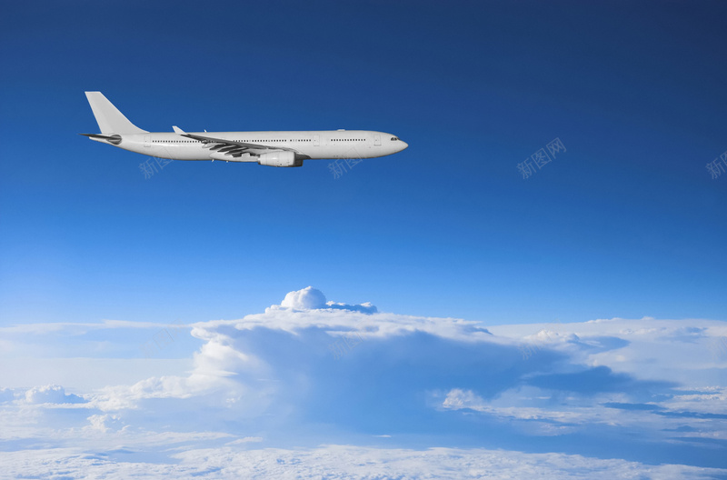 空中飞机背景jpg高清背景_新图网 https://ixintu.