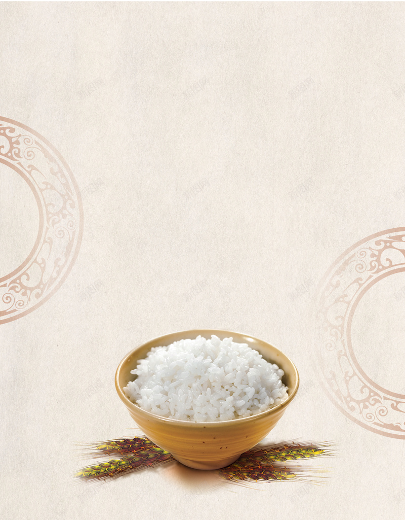 白米饭珍惜粮食宣传海报背景jpg设计背景_新图网 https://ixintu.com 光盘行动 勤俭节约 反对浪费 天下良心 宣传广告 海报背景 温暖 珍惜粮食 白米饭 简约模板 饭店挂画