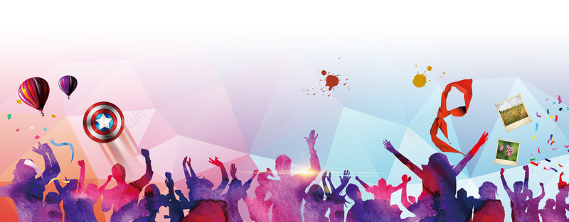 社团招新活动bannerpsd设计背景_新图网 https://ixintu.com banner 大学生社团 学生会 学生会招新 开学迎新 彩绘 新活动 社团招