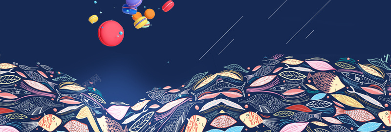 电商文艺几何创意树叶蓝色背景psd设计背景_新图网 https://ixintu.com 京东 几何 多边形 广告 树叶 框框 淘宝 渐变 电商 童趣 简约 素材 线条 背景 设计 边框