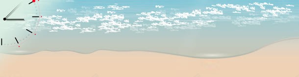 电商卡通海滩背景bannerjpg设计背景_新图网 https://ixintu.com banner 卡通 指针 海滩 电商 背景 钟表