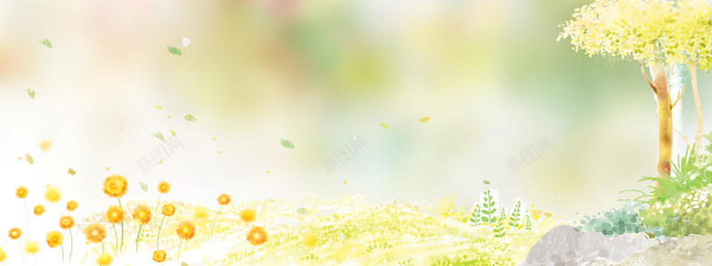 秋季植物文艺黄色bannerpsd设计背景_新图网 https://ixintu.com 小清新 文艺 枫叶 树叶黄 植物 温馨 秋天 秋季 秋高气爽 设计 银杏叶 黄树叶 黄色