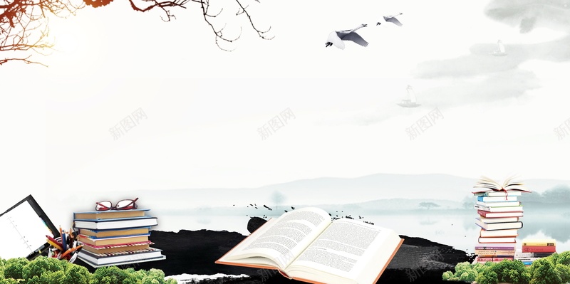 简约时尚阅读时间背景模板psd设计背景_新图网 https://ixintu.com PSD源文件 PSD素材 世界读书日 分层文件 图书 简单 背景模板 背景海报 背景素材 读书 读书片刻 阅读 阅读日 阅读时间 高清背景