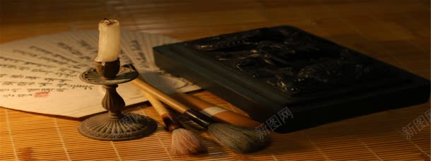 唯品会图jpg设计背景_新图网 https://ixintu.com 扇子 茶几 蜡烛