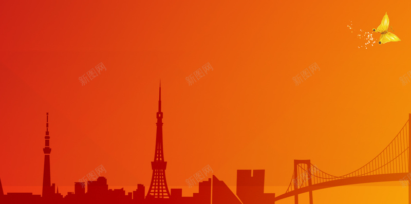 红色贷款H5背景psd设计背景_新图网 https://ixintu.com H5背景 喜庆 城市 建筑 急用钱 找我们 素材 红色 贷款