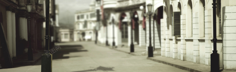 欧美城镇街道背景bannerpsd_新图网 https://ixintu.com 城镇 摄影 欧美 海报banner 背景banner 街道 风景