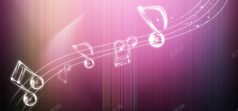 音乐节紫色梦幻淘宝音符banner背景psd设计背景_新图网 https://ixintu.com banner背景 扁平 文艺 梦幻 淘宝 渐变 紫色 闪光 音乐节 音符