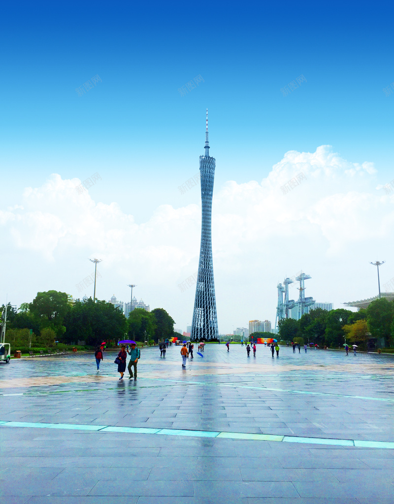 小蛮腰广州电视塔背景模板jpg设计背景_新图网 https://ixintu.com 小蛮腰 广州 建筑 海报 电视塔