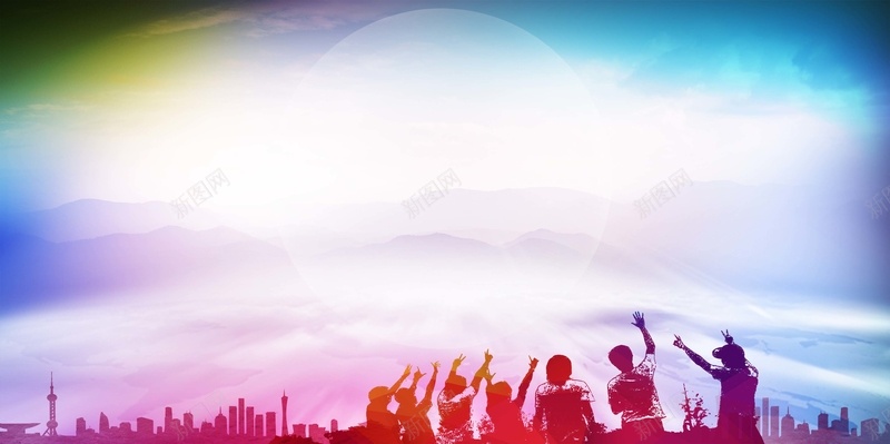 青春不毕业海报背景模板psd设计背景_新图网 https://ixintu.com 人物背影 典礼 决战高考 欢呼 毕业 毕业典礼 毕业季 海报背景 高考 高考海报