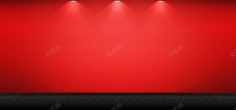 红色材质墙面背景jpg设计背景_新图网 https://ixintu.com banner 场景 墙面 射灯 激情 红色 红色背景 背景