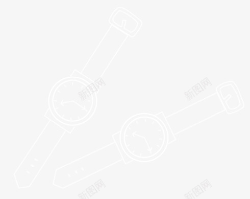 手绘手表元素psd设计背景_新图网 https://ixintu.com 元素 手绘 手表