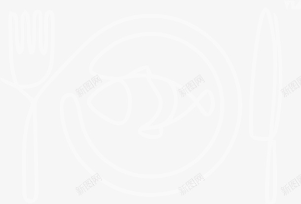 白色简约创意厨房logo矢量图ai设计背景_新图网 https://ixintu.com 刀子 创意 厨具 厨房logo 叉子 吃饭 标志 白色 简约 美食 矢量图