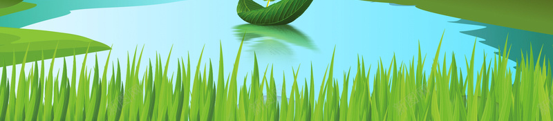卡通春游背景元素图psd设计背景_新图网 https://ixintu.com 卡通背景 叶子 春天 柳条 树枝 鸟
