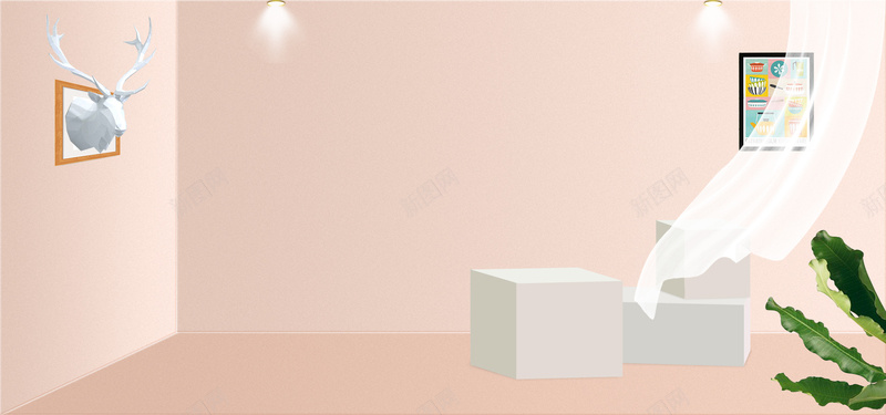 家电厨房电器促销banner海报psd设计背景_新图网 https://ixintu.com 618 厨房电器海报 家居立体 家电上新 小家电 榨汁机 电饭煲banner海报 立体banner