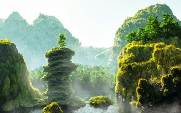 云雾缭绕青山山峦风景jpg设计背景_新图网 https://ixintu.com 云雾 山峦 缭绕 青山 风景