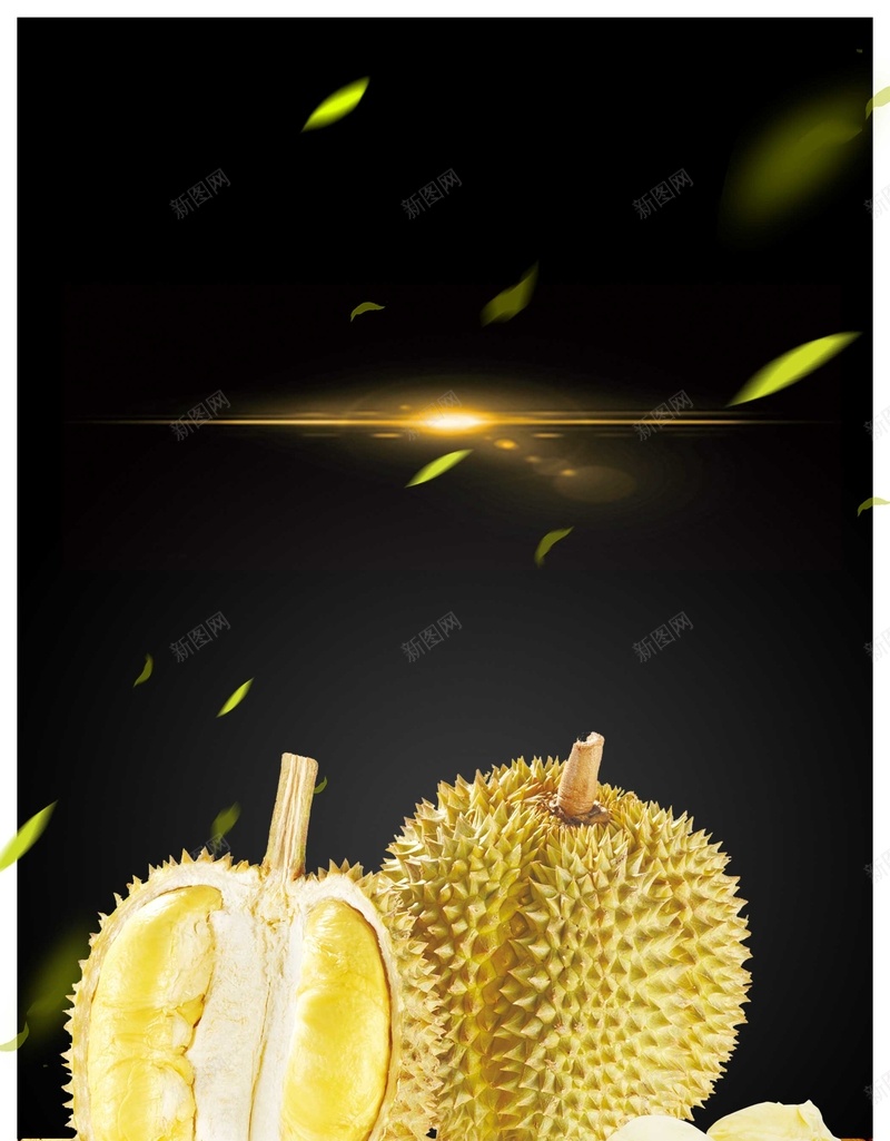 水果榴莲广告背景psd设计背景_新图网 https://ixintu.com PSD 夏天 夏季 平面 广告 树叶 榴莲 模板 水果 水果之王 海报 素材 美食 背景 食物