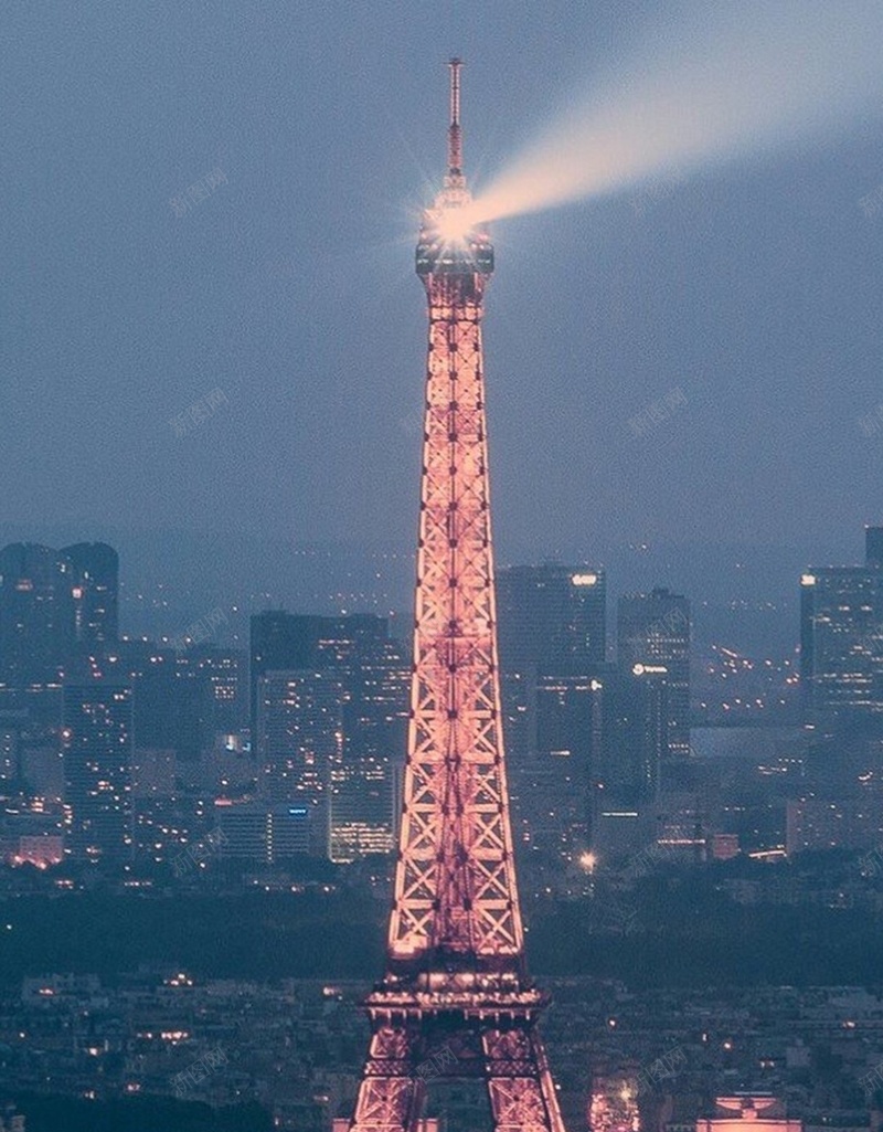 埃菲尔铁塔夜色h5背景jpg_新图网 https://ixintu.com H5 h5 埃菲尔铁塔 摄影 旅游 景点 景物 蓝色 风景