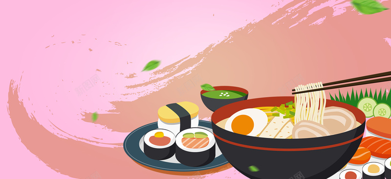 卡通面条吃货节笔刷粉色背景psd设计背景_新图网 https://ixintu.com 517 广告 淘宝 电商 素材 美食 美食广告 美食海报 美食节 背景 设计 食品 食物