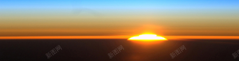 夕阳风景海报banner背景psd设计背景_新图网 https://ixintu.com 地平线 夕阳 太阳 摄影 海报banner 风景