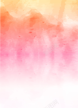 粉色清新水彩质感海报矢量图背景