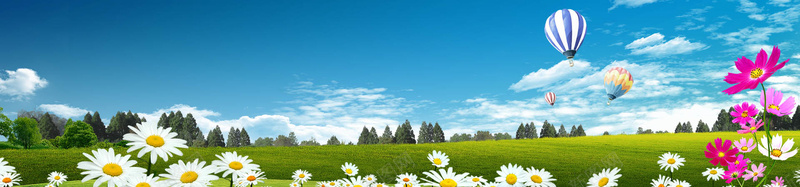 春草天空树木花朵叶子psd设计背景_新图网 https://ixintu.com banner 云 叶子 天空 旅游 春天 树木 森林 海报 牌子 立春 绿色 背景 花朵 草地 阳光