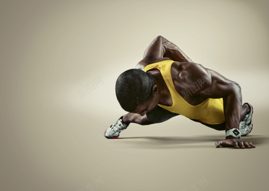 健身运动质感海报背景背景