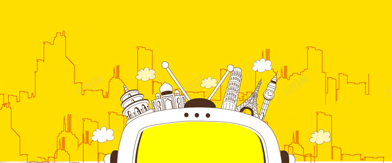 卡通手绘详情页psd设计背景_新图网 https://ixintu.com 卡通 小清新 手绘 旅游 漫画 电商 童趣 详情页 详情页海报