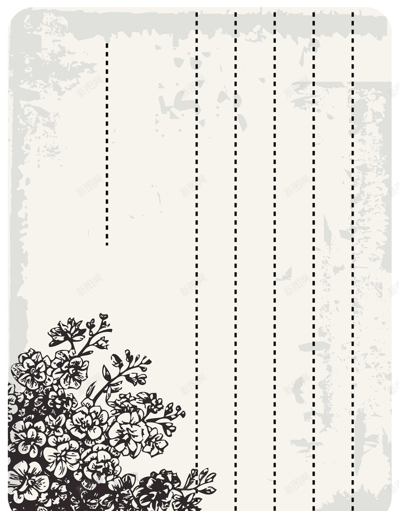 手绘植物褶皱旧信纸文本背景jpg设计背景_新图网 https://ixintu.com 个性设计 复古信纸 复古纸张 手绘植物 文本背景 旧纸张 矢量素材 线稿 褶皱信纸