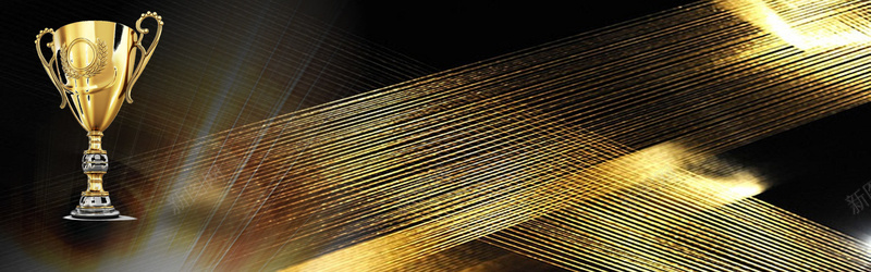 金色纹理奖杯背景图psd设计背景_新图网 https://ixintu.com banner 企业 商务 奖杯 海报 金色 金融 黑色