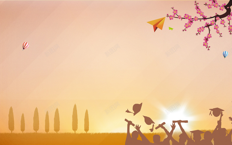 简约树林小人黄色背景psd设计背景_新图网 https://ixintu.com 同学录 回忆 封面 小人 手册 树林 桃树 毕业 画册 简约 美好 背景 记忆 青春
