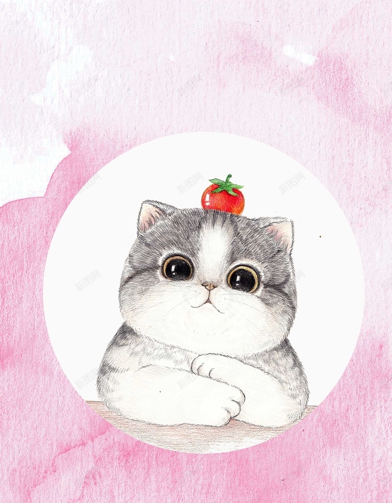 清新手绘猫咪宠物医院海报背景psdpsd设计背景_新图网 https://ixintu.com 宠物医院 宠物服务中心 手绘猫咪 水彩背景 海报背景psd 清新 简约 粉色