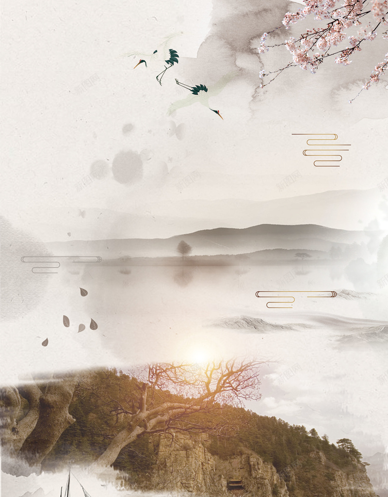 大气简约中国风恒山旅行海报背景psd设计背景_新图网 https://ixintu.com 五岳名山文化遗产 北岳恒山 大气 大气简洁 恒山 恒山旅游 旅游 泰山旅游 海报 简约 运动海报