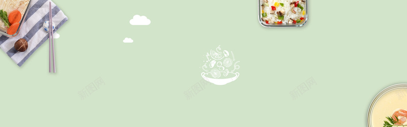 浅色清新文艺食品banner背景psd设计背景_新图网 https://ixintu.com banner 促销 减价 刀叉 大减价 折扣 文艺 浅色 淘宝 清新 炒饭 电商 食品 食物 饭