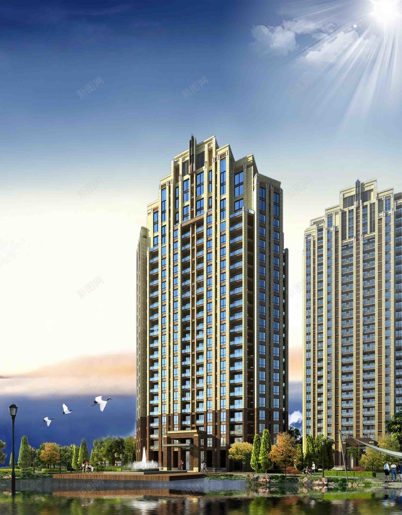 高端房地产宣传海报背景模板psd设计背景_新图网 https://ixintu.com 宣传 展板 开盘 房地产 海报 背景模板 高档小区 高端