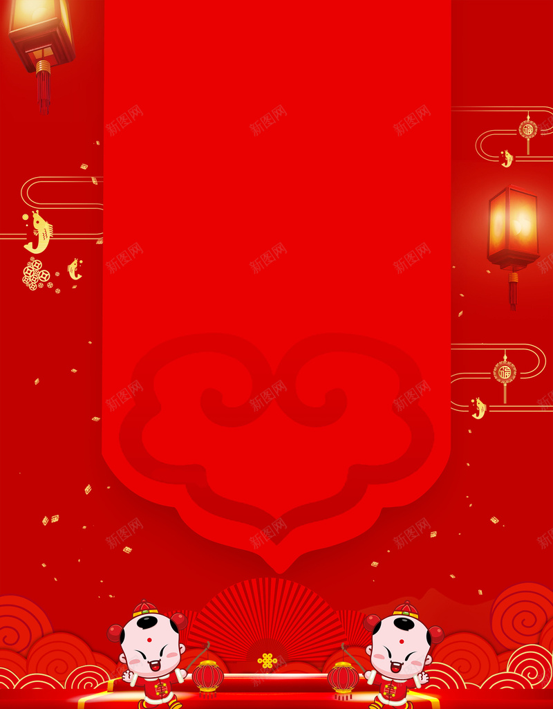 大红色简约开门红狗年新春海报背景psd设计背景_新图网 https://ixintu.com 2018狗年吉祥 中国风 喜庆 喜庆海报 大红色 展板背景 开门红 旺旺狗年 海报背景 福狗迎春 简约