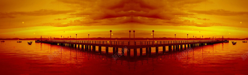 傍晚夕阳海上景色老照片背景bannerpsd_新图网 https://ixintu.com banner 傍晚 夕阳 摄影 景色 海上 海报banner 老照片 背景 风景