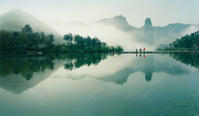 风景山水背景