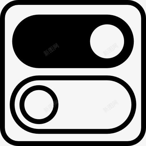 开关图标png_新图网 https://ixintu.com 多媒体 多媒体选项 开关 打开 按钮 控制 界面 网页