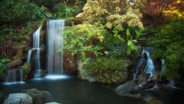 瀑布溪流风景壁纸jpg设计背景_新图网 https://ixintu.com 壁纸 溪流 瀑布 风景