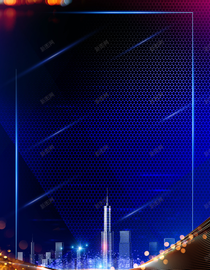 创意科技5G新时代极速体验海报psd设计背景_新图网 https://ixintu.com 5G 5G时代 5G海报 5G通讯 5g技术 5g网络技 大气 建筑 智能网络 未来科技 蓝色