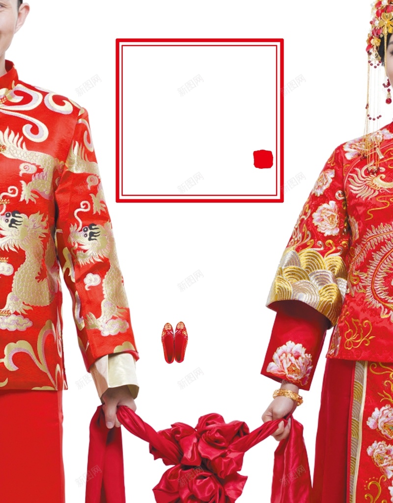 婚庆中国风婚礼海报背景psd设计背景_新图网 https://ixintu.com 中国风 传统 喜庆 喜结连理 婚庆 婚礼 海报 红色 背景