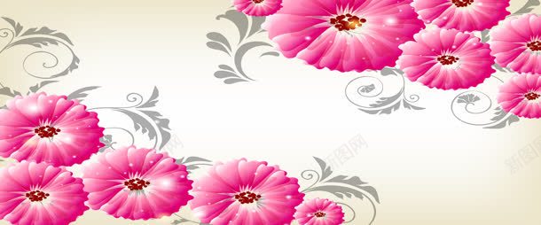 唯美花草背景图jpg设计背景_新图网 https://ixintu.com 背景 花草