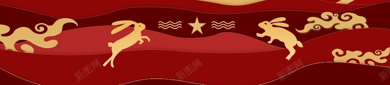 中国风大气双节同庆中秋国庆海报psd设计背景_新图网 https://ixintu.com 中国风 中秋 双节 同庆 国庆 大气 海报 红色