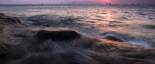 唯美大海晚霞背景jpg设计背景_新图网 https://ixintu.com 大海 晚霞 背景