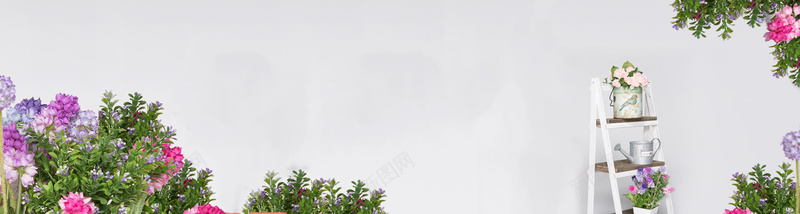 墙边围栏花卉psd_新图网 https://ixintu.com 内衣 化妆品 女装背景 女裤 女鞋 摄影 海报banner 海报背景 男装 风景