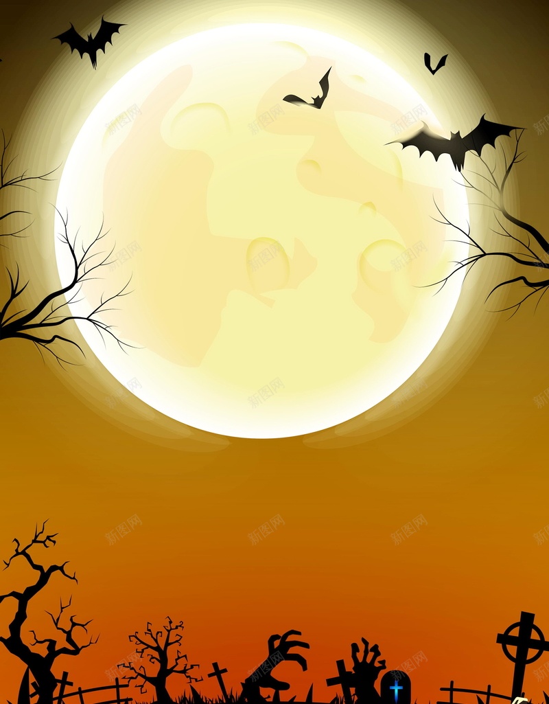 万圣节狂欢夜派对psd设计背景_新图网 https://ixintu.com 150PPI PSD源文件 万圣节 分层文件 南瓜头 吸血鬼 平面设计 幽灵 恐怖 派对 狂欢夜 蝙蝠 鬼节 黑屋 黑树