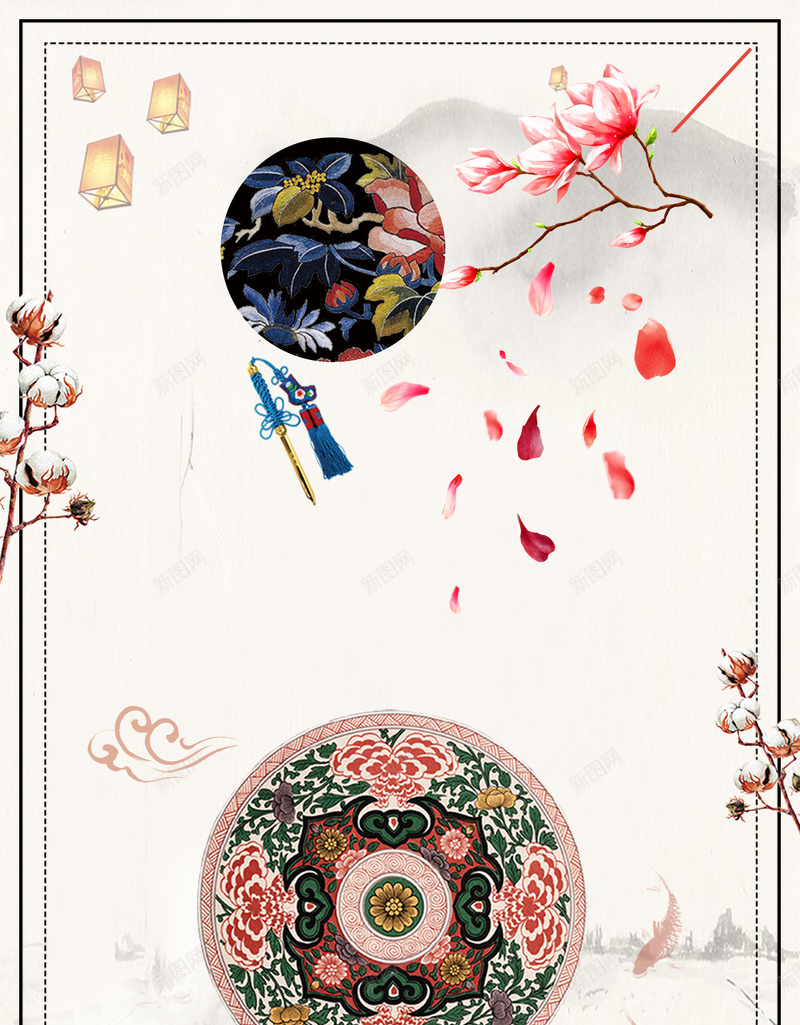 传统文化中国风刺绣文化创意海报psd设计背景_新图网 https://ixintu.com 中国风 中国风海报 传统工艺 促销服装 刺绣 刺绣工艺 古风 古风海报 婚庆礼服 手艺 服装 礼服