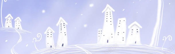 房屋插画jpg设计背景_新图网 https://ixintu.com 房屋 插画 雪