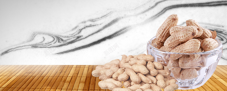 花生中国风背景psd设计背景_新图网 https://ixintu.com 中国风 美味 美食 美食节 花生 详情页海报