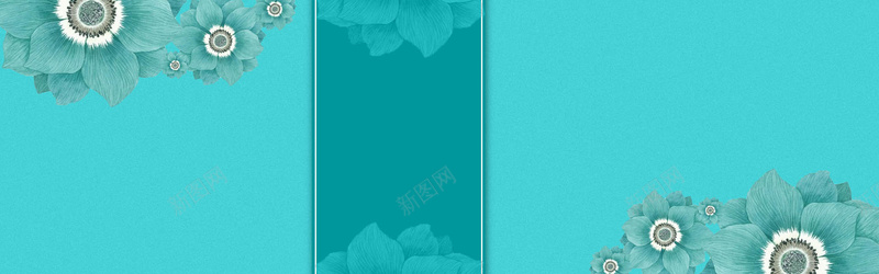 蓝底蓝花淘宝背景psd设计背景_新图网 https://ixintu.com 淘宝 背景 蓝底 蓝花